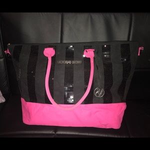 Sequin Victoria’s Secret Tote Bag